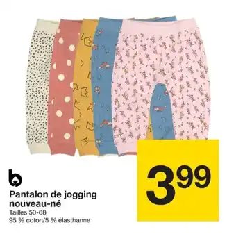 Zeeman Pantalon de jogging nouveau-né offre