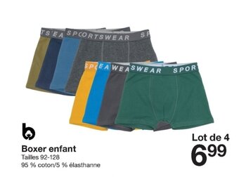 Zeeman Boxer enfant offre