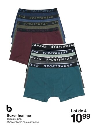 Zeeman Boxer homme offre