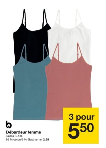 Zeeman Débardeur femme offre