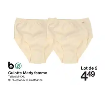 Zeeman Culotte mady femme offre