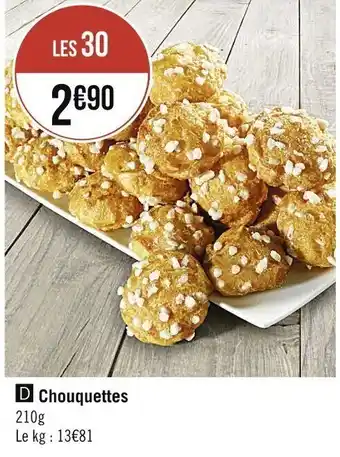 Casino Supermarchés Chouquettes offre
