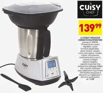 Stokomani Cuisy chef le robot ménager connecté multifonction offre