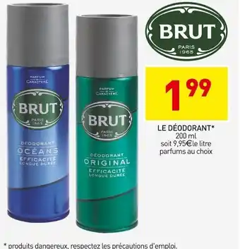Stokomani Brut le déodorant* offre