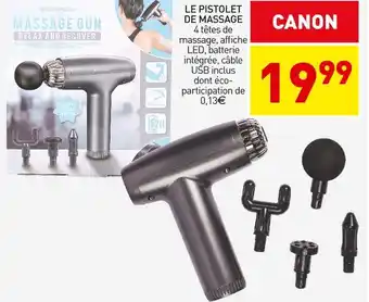 Stokomani Silvergear le pistolet de massage offre