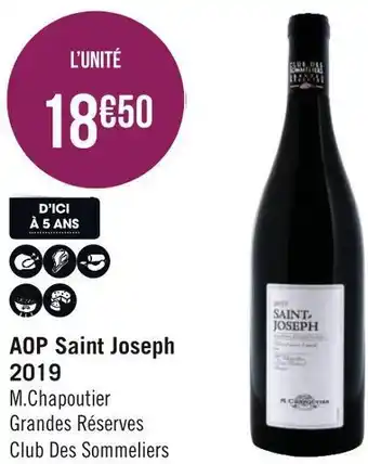 M.chapoutier aop saint joseph 2019