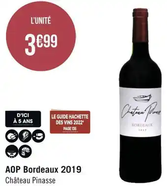Géant Casino Château pinasse aop bordeaux 2019 offre