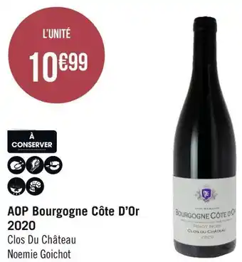 Géant Casino Noemie goichot aop bourgogne côte d’or 2020 offre