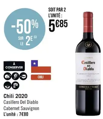 Casillero del diablo chili 2020