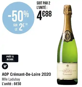 Mlle ladubay aop crémant-de-loire 2020
