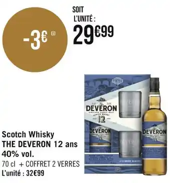 Géant Casino The deveron scotch whisky 12 ans 40% vol. offre