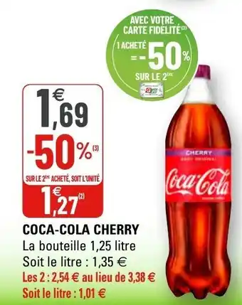 G20 Coca-cola cherry offre