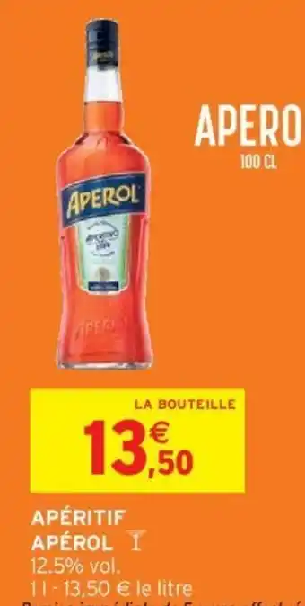 Intermarché APEROL apéritif offre