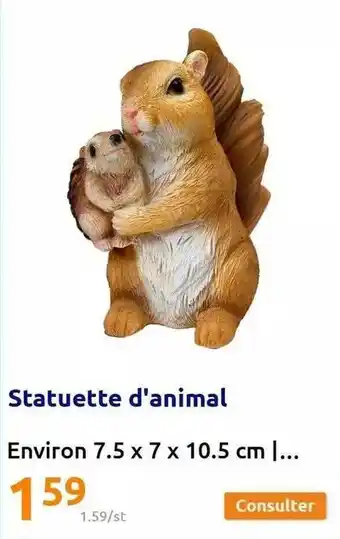 Action Statuette d'animal offre