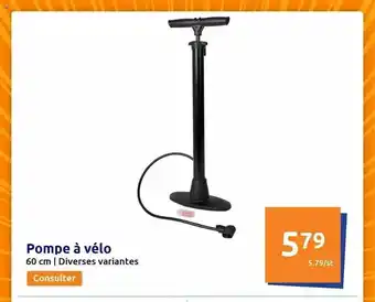 Action Pompe à vélo offre