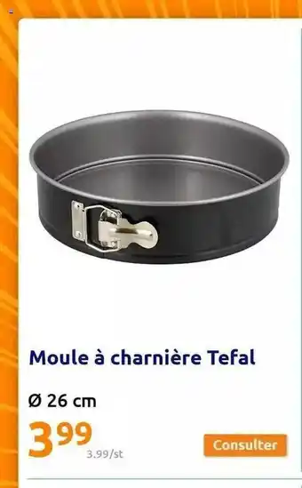 Action Moule à charnière tefal offre