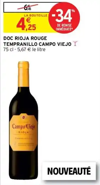 CAMPO VIEJO doc rioja rouge tempranillo