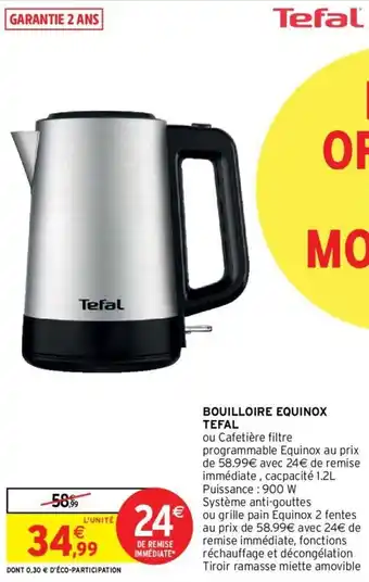 TEFAL bouilloire equinox