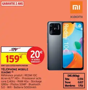 Intermarché XIAOMI téléphone mobile offre