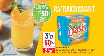 G20 OASIS tropical offre