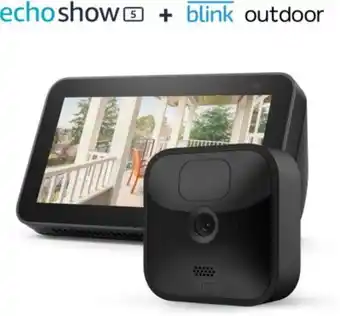 Caméra de sécurité blink pack blink camera outdoor + echo show 5