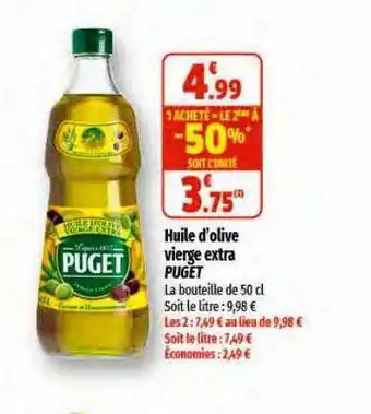 Huile d'olive vierge extra puget