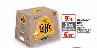 Coccinelle Express Bière blonde leffe offre