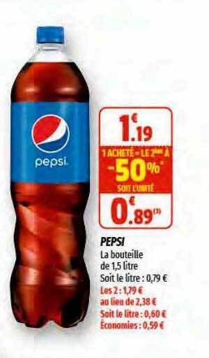 Coccinelle Express Pepsi offre