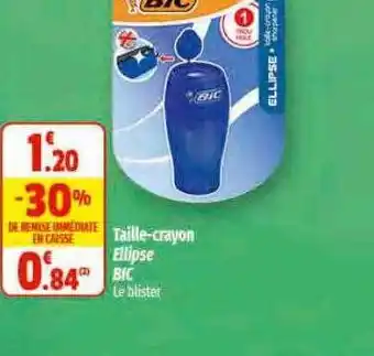 Taille-crayon ellipse bic