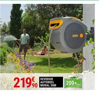 Gamm vert Devidoir autoreel mural 30 m offre
