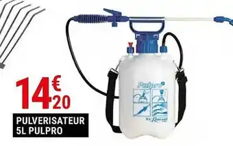 Gamm vert Pulvérisateur 5l pulpro offre