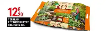 Gamm vert Terreau potager de père françois 40 l or brun offre