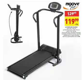 Stokomani Le tapis de course moove & fit offre