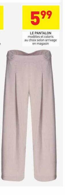 Stokomani Le pantalon offre