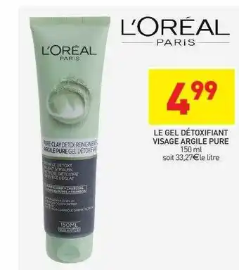 Stokomani Le gel détoxifiant visage argile pure offre