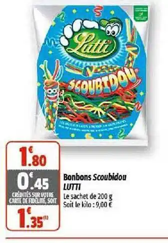 Bonbons scoubidou lutti