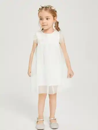 SheIn Shein fille robe de soirée à sequins à volants en tulle offre