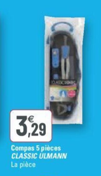 G20 CLASSIC ULMANN compas 5 pièces offre
