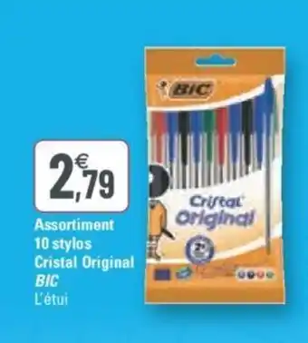 G20 BIC assortiment 10 stylos cristal original offre