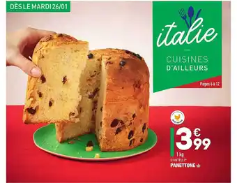 ALDI Panettone D'antelli 1Kg offre