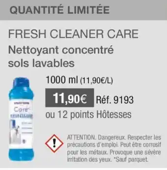 Stanhome STANHOME fresh cleaner care offre