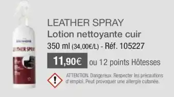 Stanhome STANHOME leather spray offre