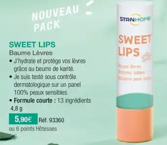 Stanhome STANHOME sweet lips offre