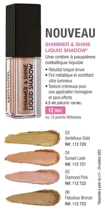 Shimmer & shine liquid shadow