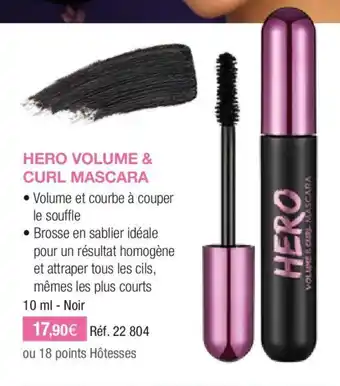 Stanhome Hero volume & curl mascara offre