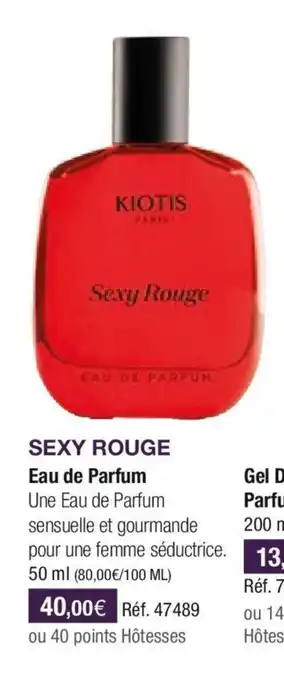 Stanhome KIOTIS sexy rouge offre