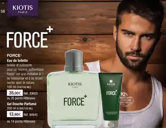 Stanhome KIOTIS force eau de toilette offre