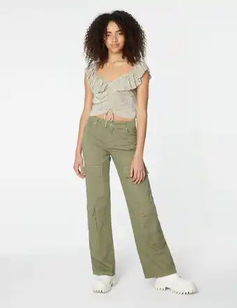 Pantalon cargo kaki