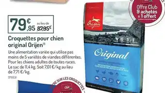 Botanic Croquettes pour chien original orijen offre