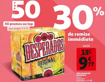Auchan Desperados bière aromatisée offre